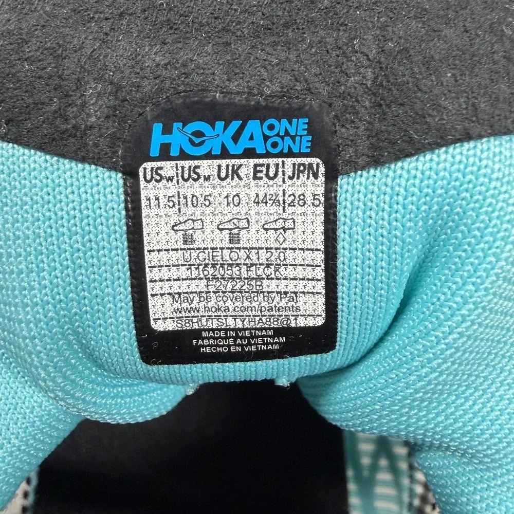 Hoka One One Cielo X1 2.0 1162053 FLCK M 10.5/W 11.5 Blue Running Shoes Sneaker